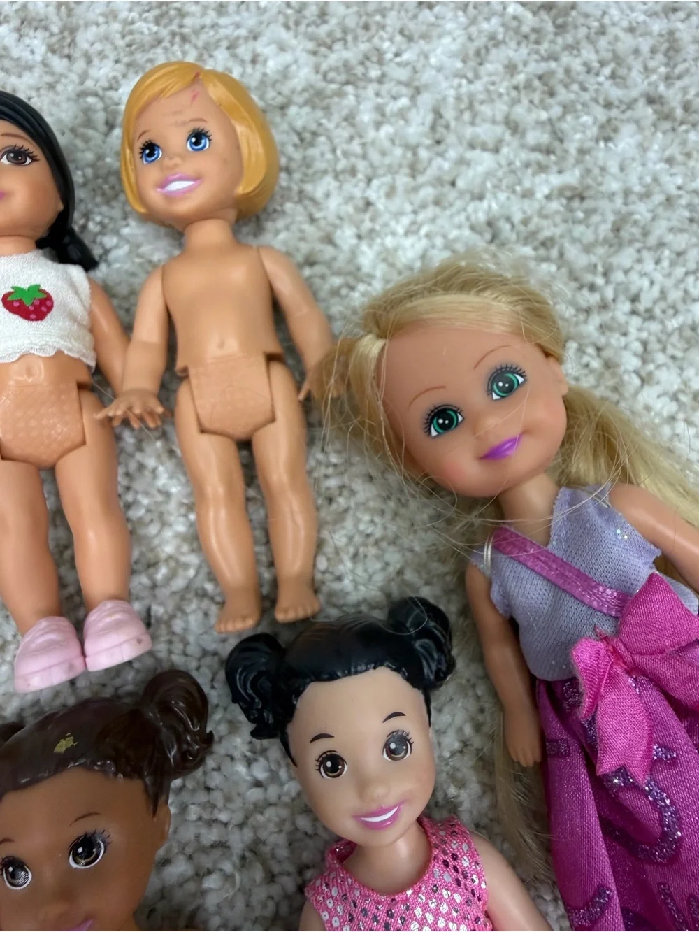 Barbie Chelsea and Friends Various Small Barbie Doll Bundle